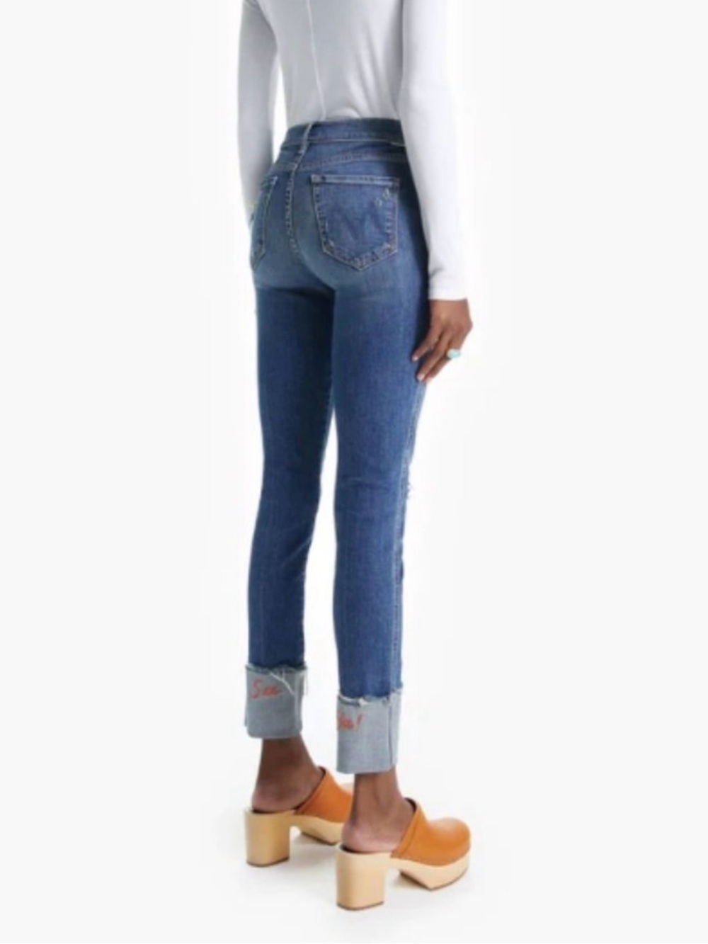 Mother the pony boy chew jeans dancing coals size 24